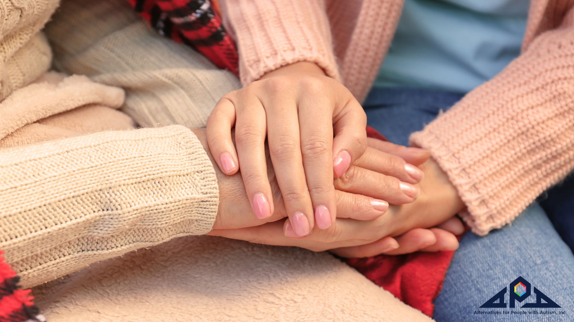 holding hands
